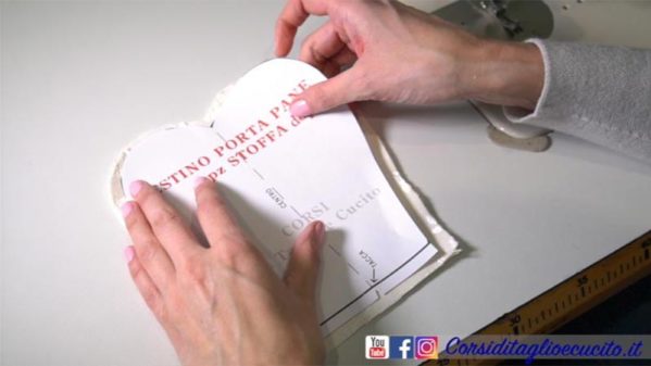 Cartamodello per cestino portapane - immagine 2