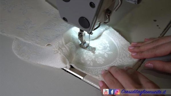 Cartamodello per portaposate a forma di cuore - immagine 4