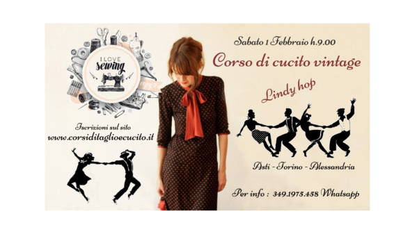 Prenotazione - Corso di cucito vintage