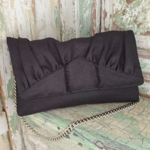 Elegante Borsa con arricciatura in stile vintage